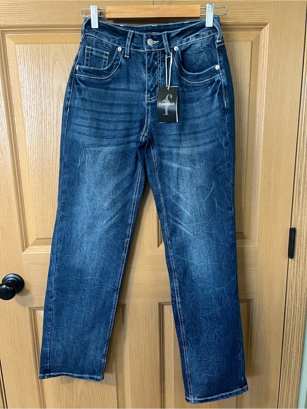 NWT Flamingals Women’s Jeans with Whiskering